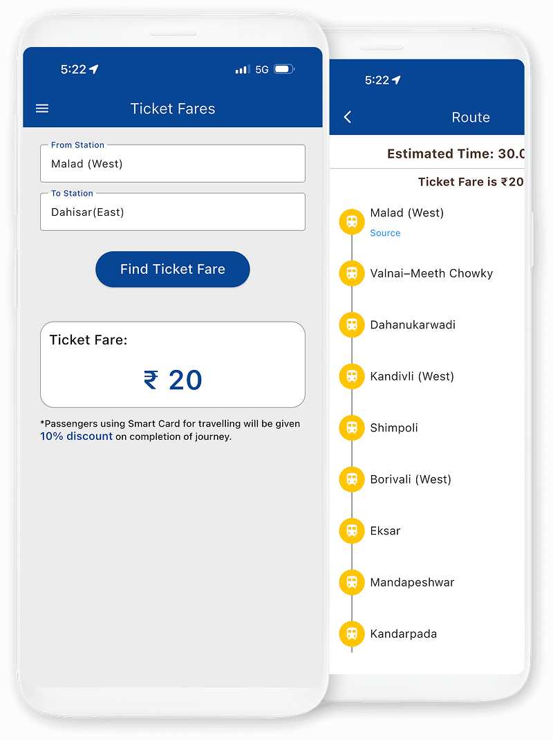 Mumbai Metro Ticket Price