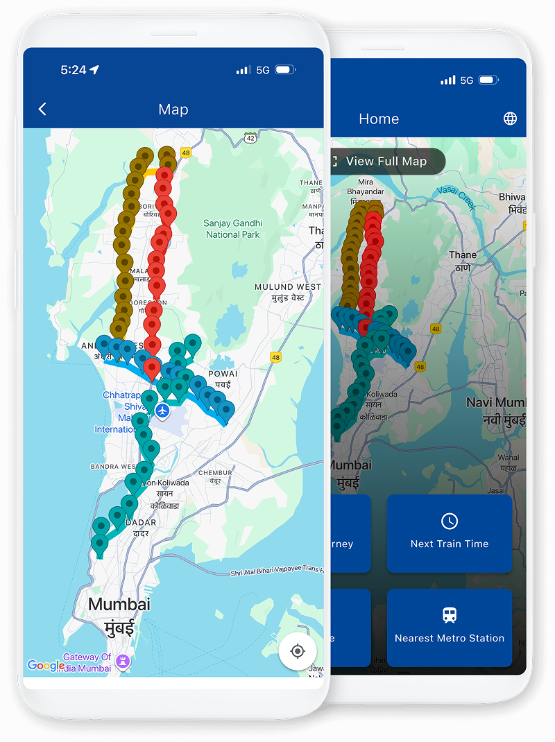 Mumbai Metro Map